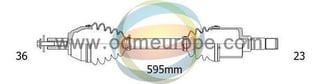 AKS SOL C-Max 1.6 16v 2007-2011 MT A:36 C:594,7 B:23