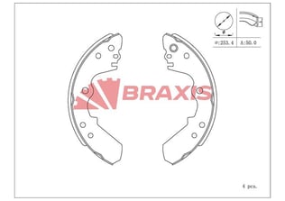 ARKA FREN BALATASI PABUC (TK) FRONTERA 2,0 I / 2,3 TD / 2,4 I 91 98