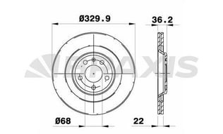 ARKA FREN DISK AYNASI AUDI A4 A5 A6 A7 A8 Q5 PORSCHE MACAN 08>
