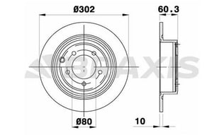 ARKA FREN DISKI JEEP COMPASS PATRIOT DODGE CALIBER CHRYSLER SEBRING