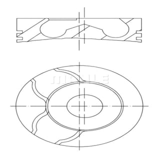 MOTOR PISTON+SEGMANI MEGANE II SCENIC CLIO III MODUS LAGUNA III KANGOO (1.5DCI EURO4 K9K) [(76.00MM) (0.50MM)]