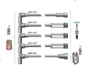 BUJI KABLOSU + BOBIN KABLOSU 4 TÜPLÜ VECTRA A KADETT E 1.8İ 2.0İ 8V 88>95
