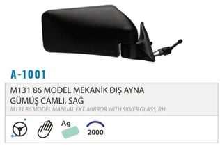 DIŞ DİKİZ AYNASI MEKANİK SAĞ M131 86> M001.1001