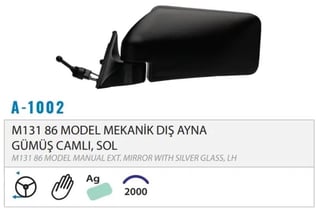 DIŞ DİKİZ AYNASI MEKANİK SOL M131 86> M001.1002