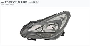 FAR SOL OPEL/VAUXHALL CORSA D 2011/04