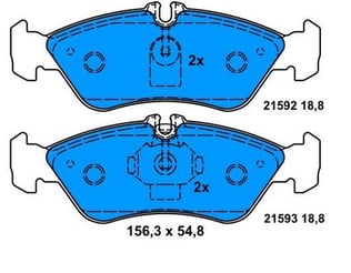 FREN BALATASI ARKA LT28-35 96>06 LT28-46 96>06 / GW-CLASS W463 89> SPRINTER 95>06