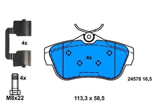 FREN BALATASI ARKA SCUDO 07> / EXPERT II 07> / JUMPY II 07> / PROACE I 13>