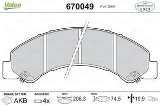 FREN BALATASI ÖN ISUZU GRAFTER 3.0D 10>08>
