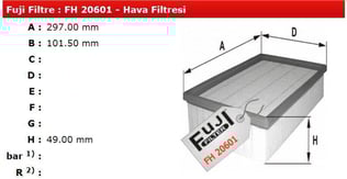 HAVA FİLTRESİ 306