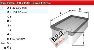 HAVA FİLTRESİ GOLF II 1.5 D