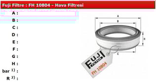 HAVA FİLTRESİ ORION 1.4