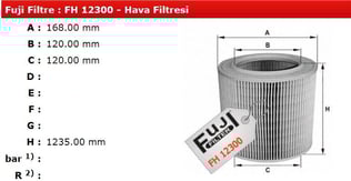 HAVA FİLTRESİ PARTNER 1.8 1.9D