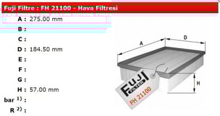 HAVA FİLTRESİ POLO CLASSIC 1.8