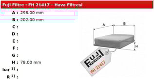 HAVA FİLTRESİ RENAULT OPEL 10