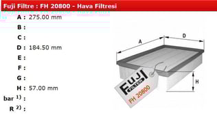 HAVA FİLTRESİ SEAT IBIZA SEAT