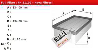 HAVA FİLTRESİ WOLKSVAGEN GOLF I