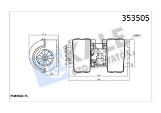 KALORİFER MOTORU DAF DAF CF 65 / CF 75 / CF 85