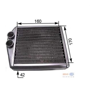 KALORİFER RADYATÖRÜ BRAZİNG CORSA C-TIGRA TWINTOP 1.2-1.4-1.8-1.3CDTI-1.7CDTI 00 160x165x32