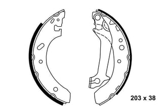 KAMPANA BALATA FORD ESC 95> ABSLİ AR