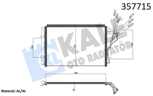 KLİMA RADYATÖRÜ HYUNDAI ELANTRA AL/BRZ KURUTUCULU