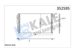 KLİMA RADYATÖRÜ VOYAGER IV 2.8 CRDİ 04> 5142490AA 5142490AB K5142490AA K5142490AB