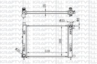 MOTOR RADYATOR CLIO IV 12> CAPTUR 13> SANDERO II 12>LODGY 12> DOKKER 12> 0.9 TCE  1.2TCE / 1.5DCI / 1.6 >BRAZING
