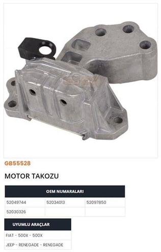 MOTOR TAKOZU 500X-RENEGADE