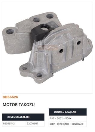 MOTOR TAKOZU 500X-RENEGADE