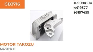 MOTOR TAKOZU SAĞ MASTER III MOVANO B 2.3DCI