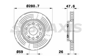 ON FREN DISK AYNASI ALFA 166 2.0I TWIN SPARK