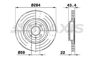 ON FREN DISK AYNASI BRAVO I II CROMA DOBLO IDEA LINEA MAREA STILO ALFA 155 1.2 / 1.3 / 1.4 / 1.6 / 1.8 / 1.9 / 2