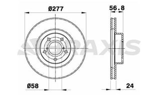 ON FREN DISK AYNASI HAVALI FORESTER 08> BRZ 2.0 12> XV 2.0 12> LEGACY 12> IMPREZA 05> OUTBACK 2.5 3.