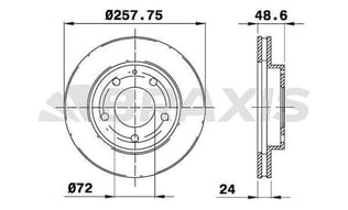 ON FREN DISK AYNASI HAVALI MAZDA 626 FS 92>97 MX 6 92>97 285X5