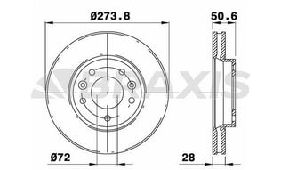 ON FREN DISK AYNASI KIA CARNIVAL II 2000-2006 II SEDONA 2.5I