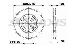 ON FREN DISK AYNASI XANTIA P406 XU10J4R / EW10J4 (2.0 16V) 2.2HDI 16V ES9J4S (3.0 V6 24V) / (95 ) HAVA SOG