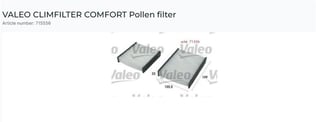 POLEN FİLTRESİ TOY - P 207 PA