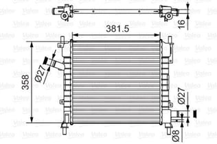 RADYATÖR FORD KA 96>2008