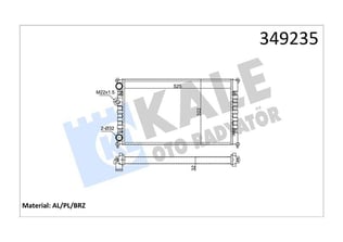 RADYATÖR VOLKSWAGEN COCORDOBA IBIZA CADDY POLO POLO CLASSIC 1.4 1.6 1.7 1.8 1.9 96> MT 