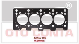 SİLİNDİR KAPAK CONTASI 0.60MM STD ÇELIK CLIO KANGOO MEGANE II LOGAN 1.5D K9K 75 PS