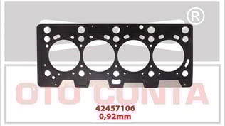 SİLİNDİR KAPAK CONTASI 0.82MM KALIN COK KATLI ÇELIK MLS CLIO KANGOO MEGANE <04 1.5 DCI K9K 700-702-704-710-722