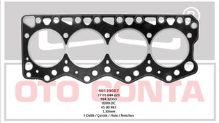 SİLİNDİR KAPAK CONTASI 1.30MM 1 ÇENTIK MASTER DUCATO 2.5D TD 2.8 DTI