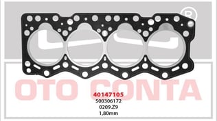 SİLİNDİR KAPAK CONTASI DUCATO 2.8 D S.K.C Ø96MM 2 DELIK DUCATO 2.8 D S.K.C Ø96MM 2 DELIK 1.80MM 8140.63 8140.23 500306172