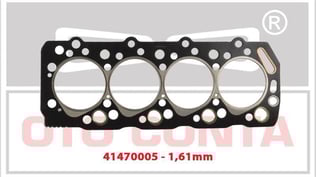 SİLİNDİR KAPAK CONTASI H 100 TD MITSUBISHI L200-300 5 DELIK HYUNDAI H 100 TD MITSUBISHI L200-300 TD S.K.C 5 DELIK 1.61MM 4DBA-4DBF 4D56TD 1005B428