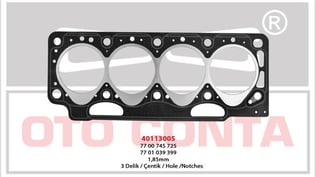 SİLİNDİR KAPAK CONTASI KANGOO EXP MEGANE 1.9DIZ. 1.85 MM SUPER KALITE