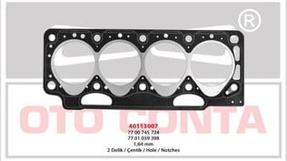 SİLİNDİR KAPAK CONTASI KANGOO EXP. MEGANE CLIO R9 DIZEL 1.65 MM SUPER KALITE