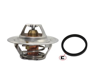 TERMOSTAT OPEL CORSA A 1.5D-SAFRANE I 2.5DT-NISSAN BLUEBIRD (T72-T12-U12) - FIAT CROMA 2500TD (83c)