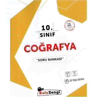 Kafa Dengi Yayınları 10. Sınıf Coğrafya Soru Bankası