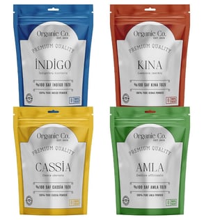 Organic Co. %100 Organik Saf Amla Cassia İndigo Kına