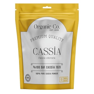 Organic Co. %100 Organik 7 Kez Elenmiş Saf Cassia Tozu