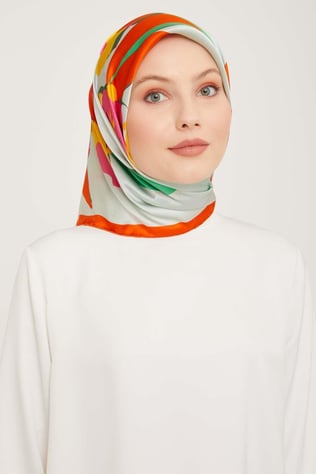 Armine Nostalji Serisi Twill İpek Eşarp 9042-34NT